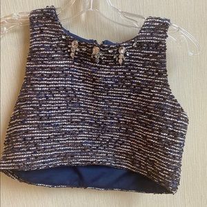 MYMICHELLE cropped tank top